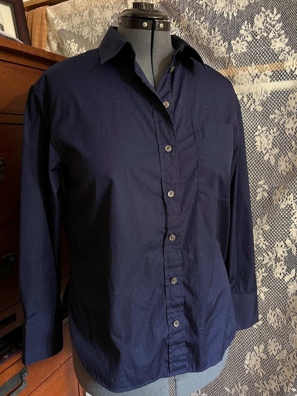 Madewell cotton button-up, M